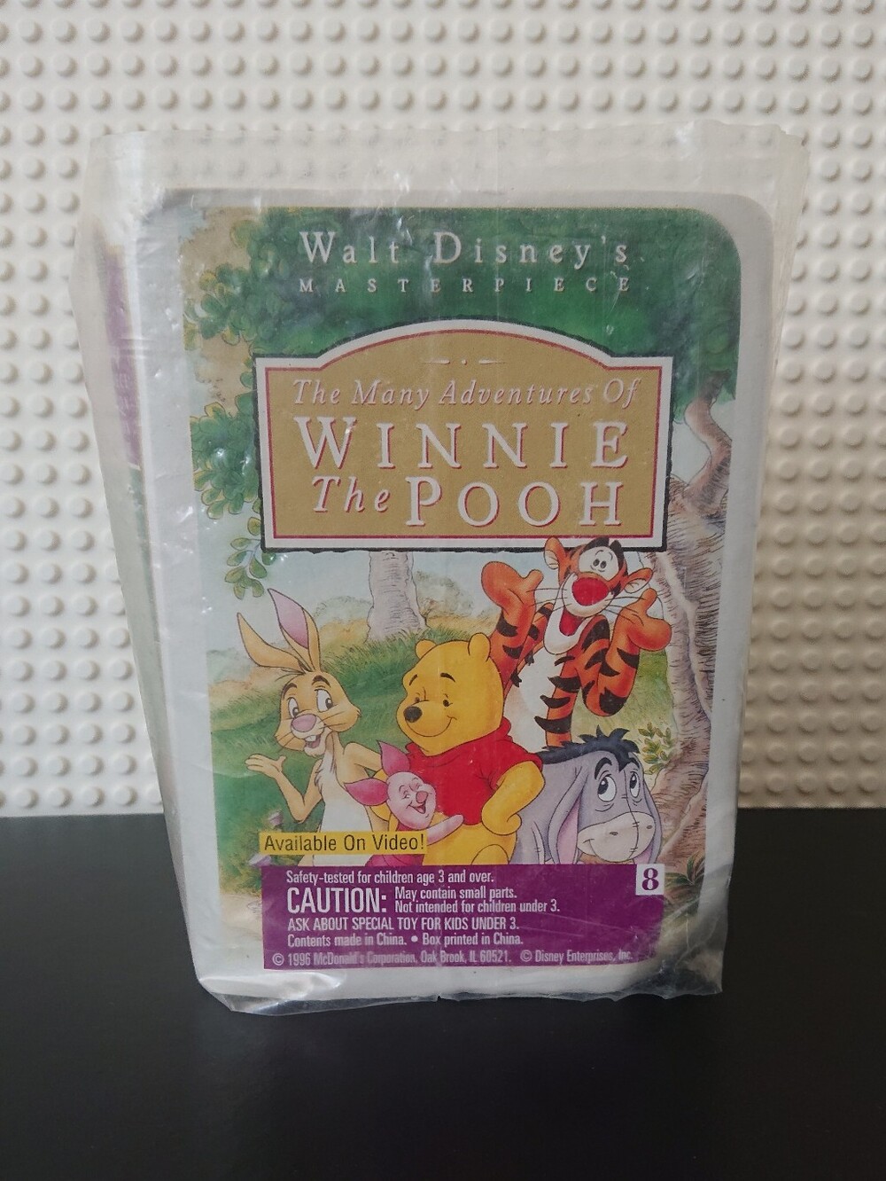1996 McDonald's Disney VHS - Winnie The Pooh Tigger - Happy Meal Mcdonalds Toy